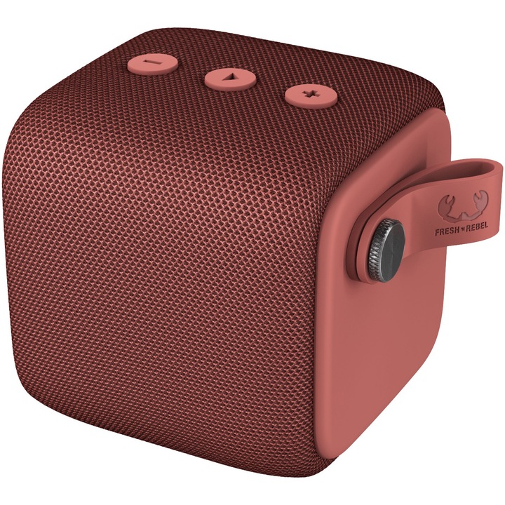 Fresh 'n Rebel Rockbox Bold S hordozható hangszóró, Bluetooth, IPX7, Safari piros