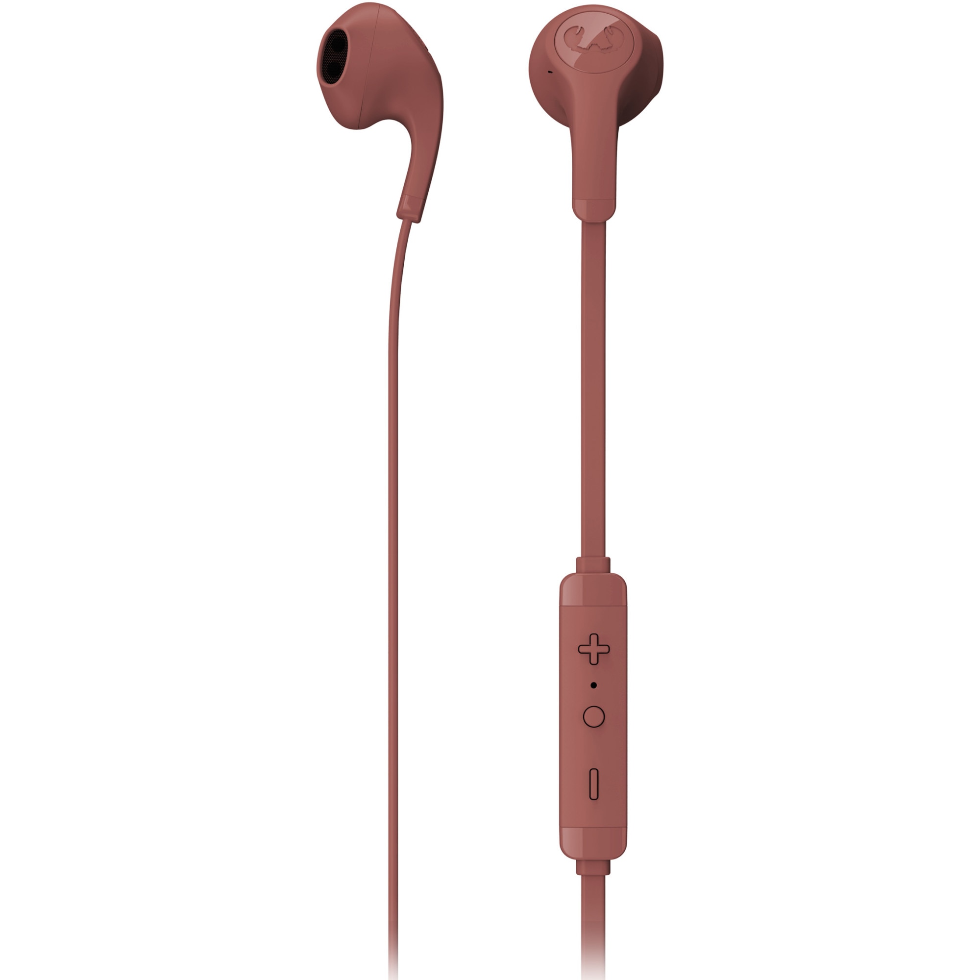 Casti In-Ear Fresh 'n Rebel Flow, Microfon, Cu fir, Safari Red