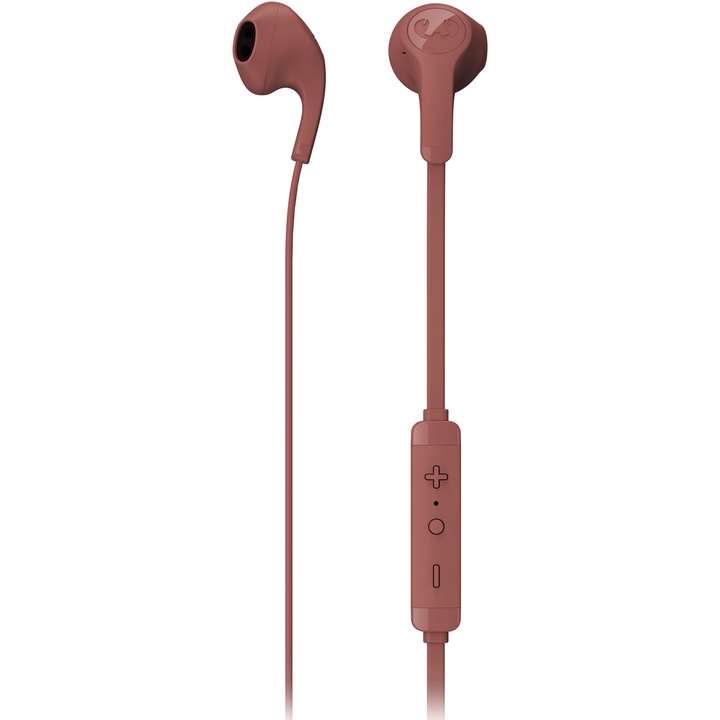 Casti In-Ear Fresh 'n Rebel Flow, Microfon, Cu fir, Safari Red