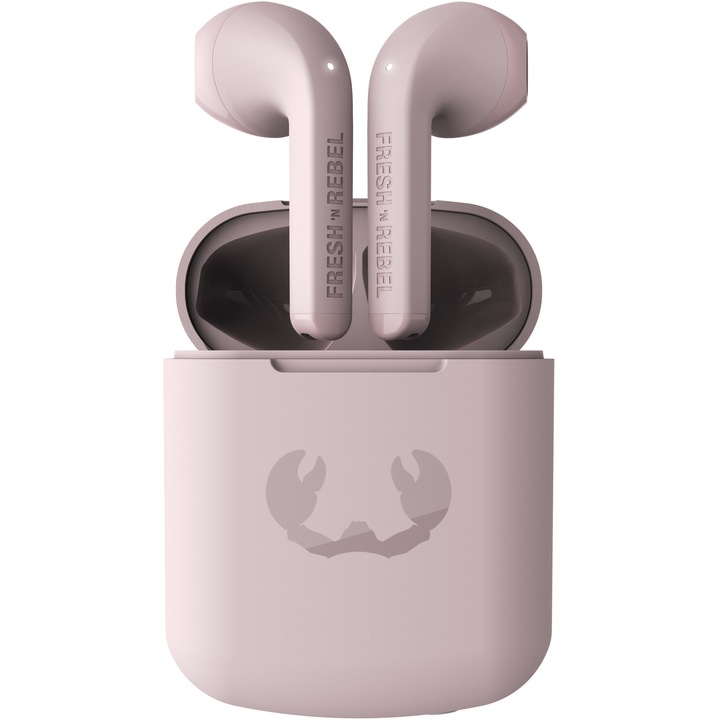 Casti In-Ear Fresh 'n Rebel Twins 1, True Wireless, Bluetooth, Microfon, Smokey Pink