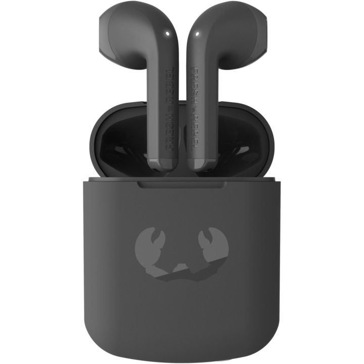 Casti In-Ear Fresh 'n Rebel Twins 1, True Wireless, Bluetooth, Microfon, Storm Grey