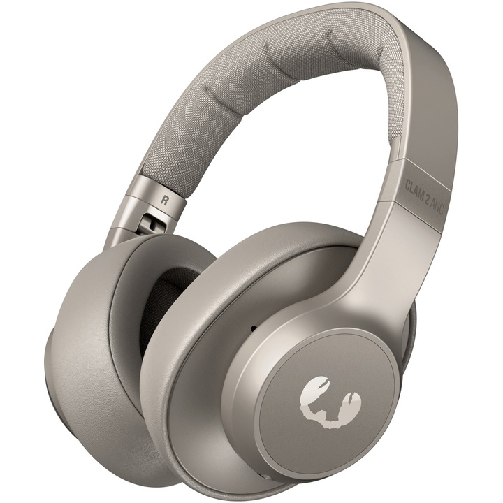 Fresh 'n Rebel Clam 2 fülre helyezhető fejhallgató, ANC, Bluetooth, mikrofon, selymes homokszínű