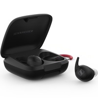 Casti In-Ear Sennheiser Momentum Sport, Bluetooth, HR Monitor, Body Temp, Microfon, Black
