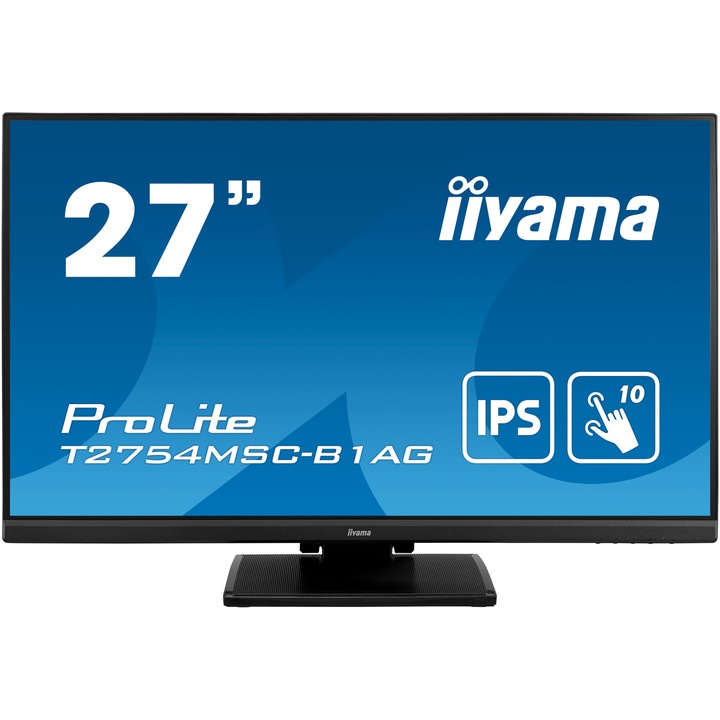 LED monitor IPS iiyama ProLite Touch T2754MSC-B1AG 27" Full HD, 4ms, HDMI, VGA, HUB USB 1x3.2