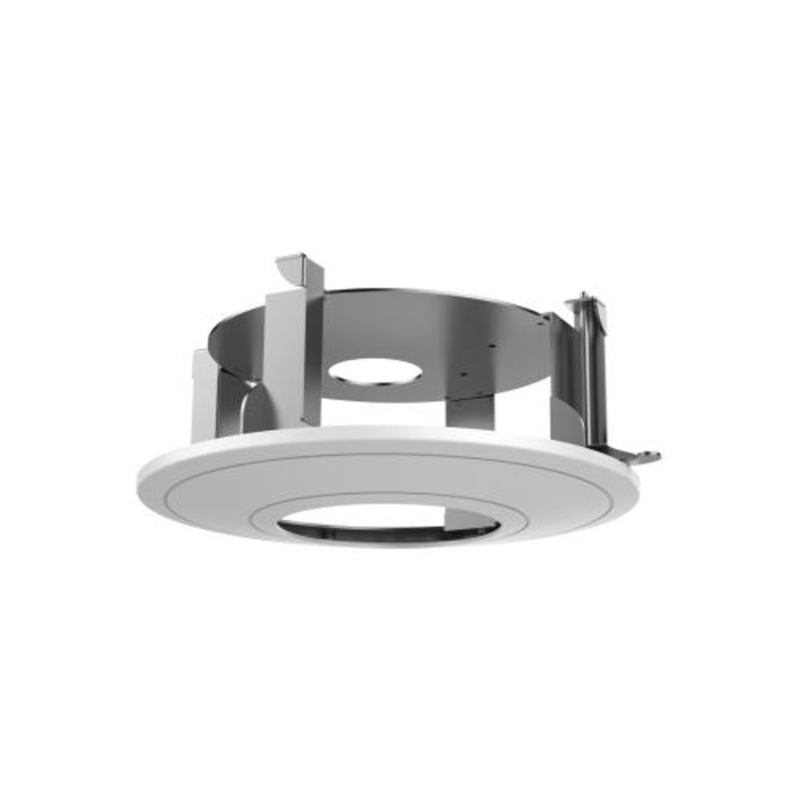 Suport Hikvision montaj tavan DS-1227ZJ-DM37, metal si plastic, alb, dimensiuni: