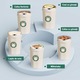 Cana termica de cafea, Xinxu, pentru cafea, ceai, espresso, ciocolata sau bauturi reci, sistem 360°, Proiectare de izolare dubla -strat, 520ml, Inox, Verde
