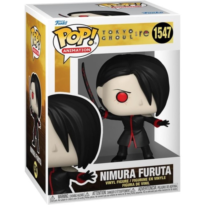 Figurina - Pop! Animation - Tokyo Ghoul - Nimura Furuta, Multicolor, 16 cm