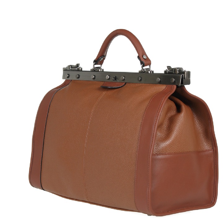 Valódi bőr kézitáska 83251.88, Katana, Barna