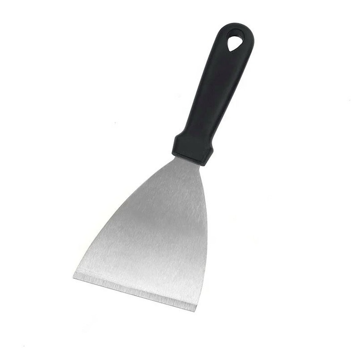 Spatula din otel inoxidabil BBQ cu maner din plastic, 24x10 cm