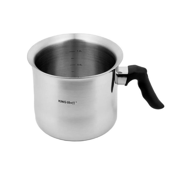 Млековарка Kinghoff KH 3109, Свиреща, 1.5L, 16 см, Инокс