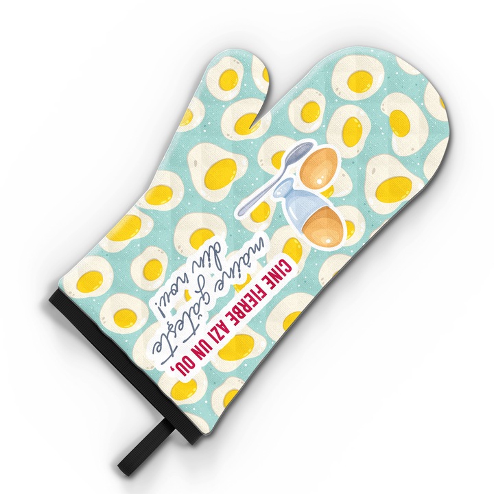 Manusa de bucatarie „Ou fiert!”