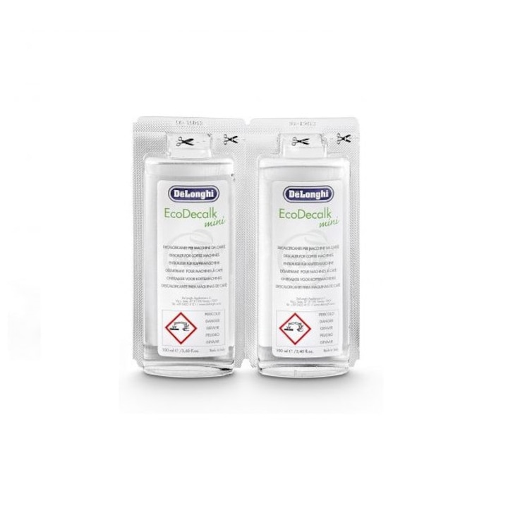 Комплект Препарат за декалцификация 2x100ml Delonghi Ecodecalk, против варовик