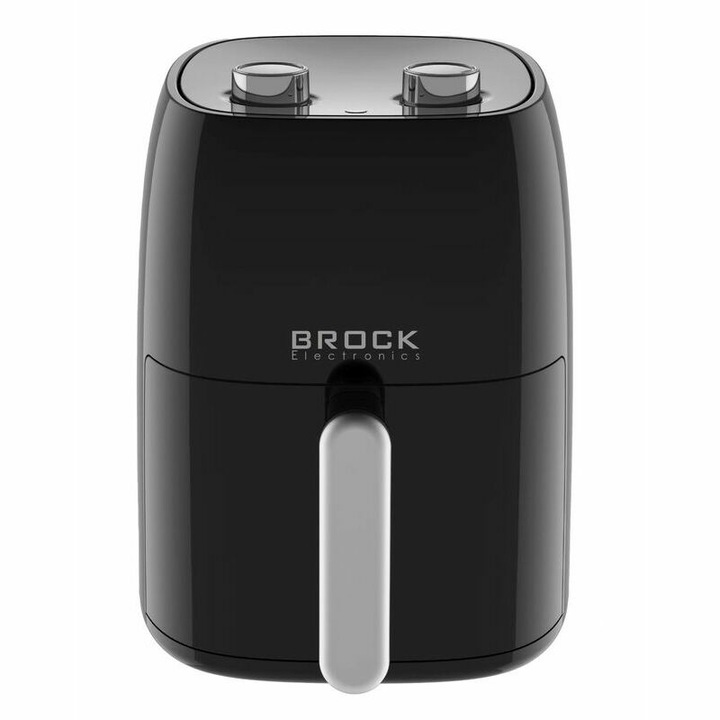 Brock AFM 4203 BK, Forrólevegős sütő, Air fryer, 4.2L, 1500W, Tapadásmentes, Fekete