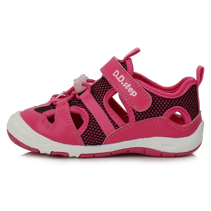 Sandale fete, dd step, Quick dry, Roz inchis
