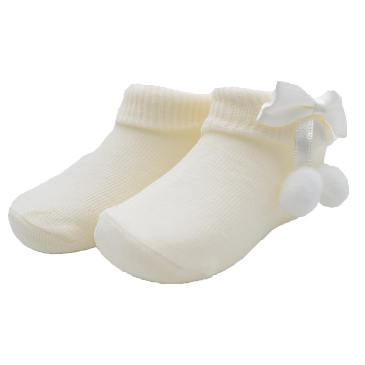 Чорапи за момиче Mini Junior BTO-48-0 58879, Крем