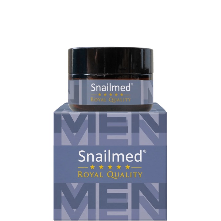 Crema antirid pentru pielea barbatilor, Snailmed, Pentru piele normala si matura, 30 ml