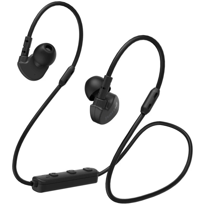 Слушалки In-Ear Hama Freedom Athletics, Bluetooth, Многоточкови, Микрофон, Черен