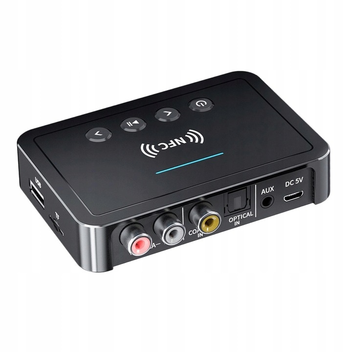 Transmitator inteligent Farrot M8BT, FM 3 in 1, BT 5.0 NFC, pentru TV, PC, Difuzor plat sistem, auto, acasa, Negru