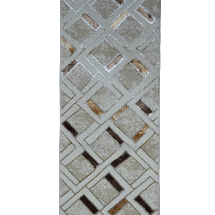 Covor Bela Soft Crem, Auriu, Maro 70 x 100 cm