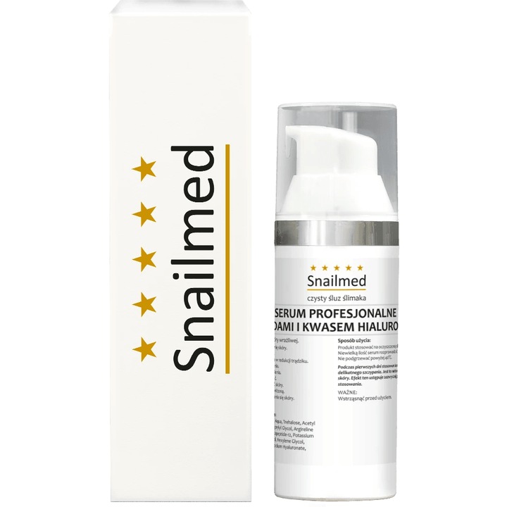 Ser regenerant si hranitor cu peptide pentru pielea matura, Snailmed, Pe baza de slime de melc naturala, 30ml