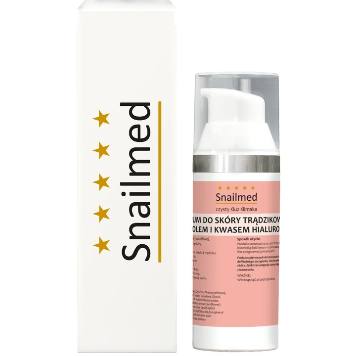 Ser anti-acnee, Snailmed, Cu totarol si acid hialuronic pentru acnee, 50ml