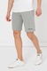 Champion, Pantaloni scurti de bumbac cu snur, Gri melange