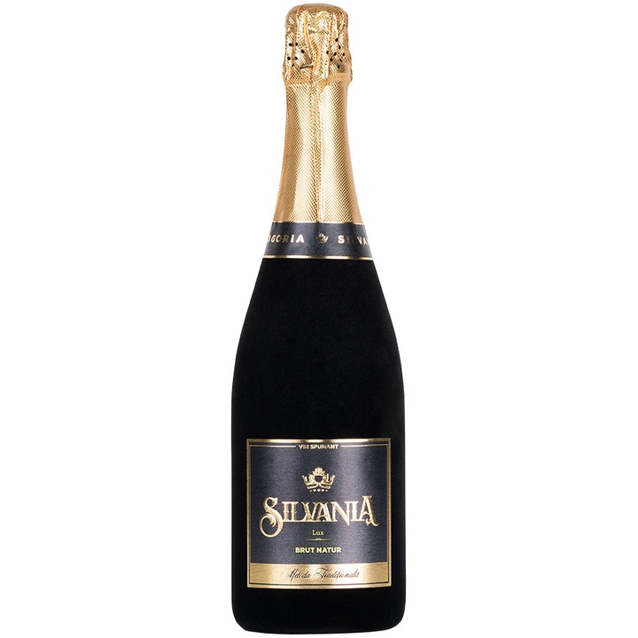 Vin Spumant Silvania Lux, Brut Natur, 0.75l