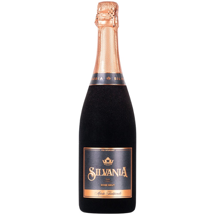 Vin Spumant Rose Silvania Lux, Brut, 0.75l