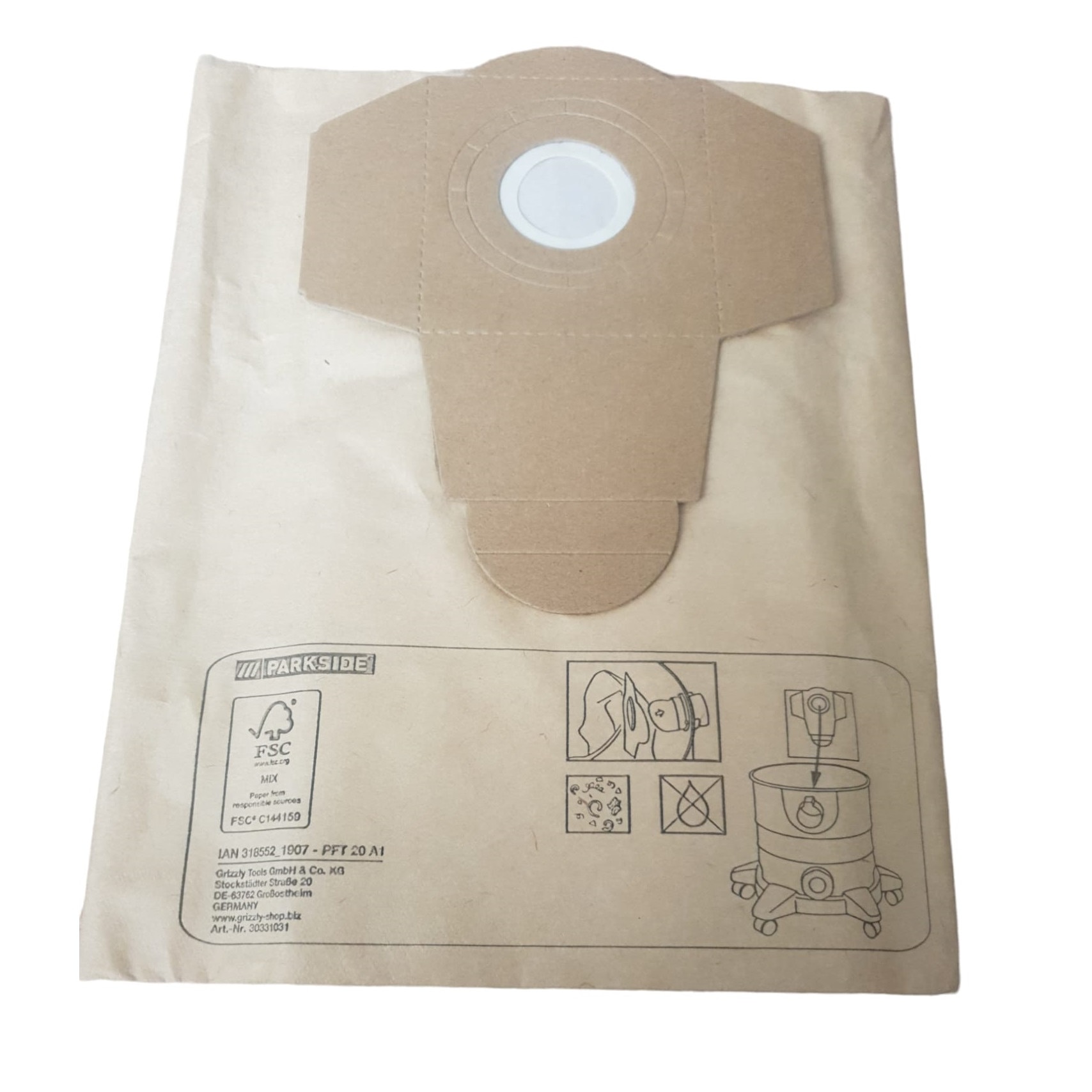 20 Sacchetti per aspirapolvere adatto per Privileg 201 156