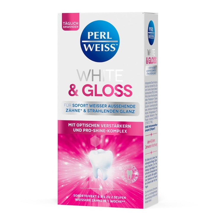 Паста за избелване на зъби Perl Weiss White & Gloss 50 мл