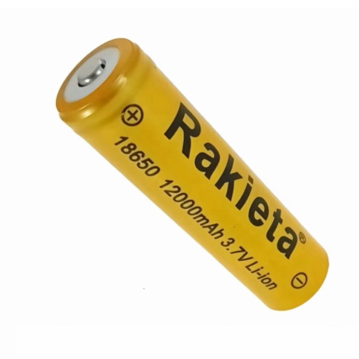 Újratölthető Akkumulátor, 12,000 mAh, 3.7 V, Li-Ion Model 18650, 1 db