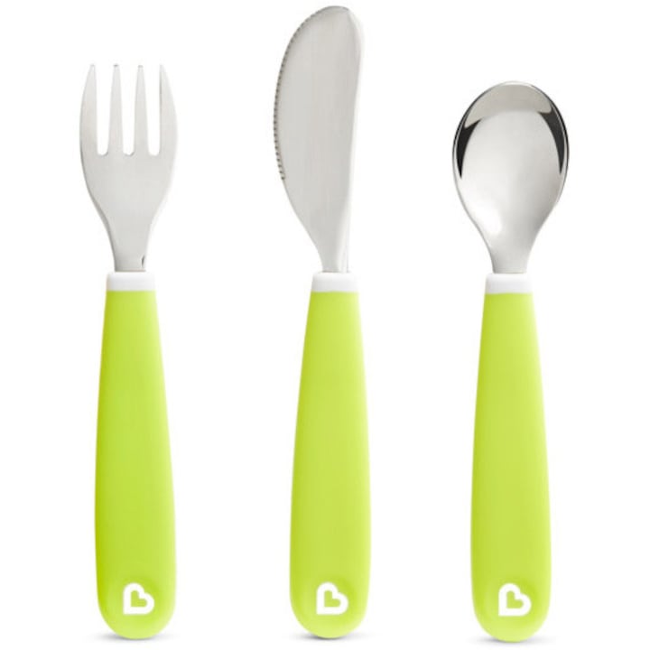 Set 3 Tacamuri Munchkin, Pentru Copii, Splash, 18L+, Green