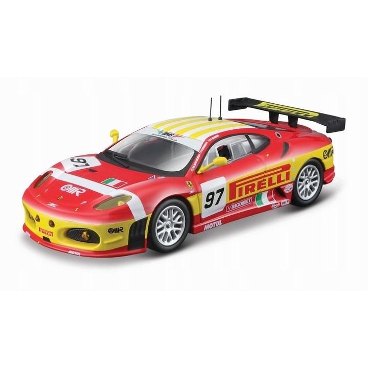 Modell autó BBurago Ferrari F430 GTC 2008, piros, méretarány 1:43