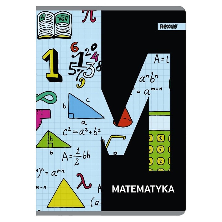 Set 5 caiete A5, Beniamin, 60 file, carouri, tematica Matematica