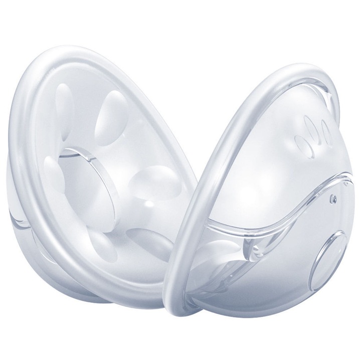 Set 2 tampon de san reutilizabile, Hggzeg, Rezistent la scurgeri, Colectarea scurgerilor de lapte matern, Protejati sfarcurile dureroase, Pentru mamele care alapteaza, Usor de curatat, Fara PBA, Silicon, Transparent