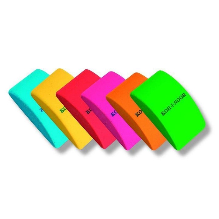 Set de 24 guma scolara Koh-I-Noor 6225/2, multicolor