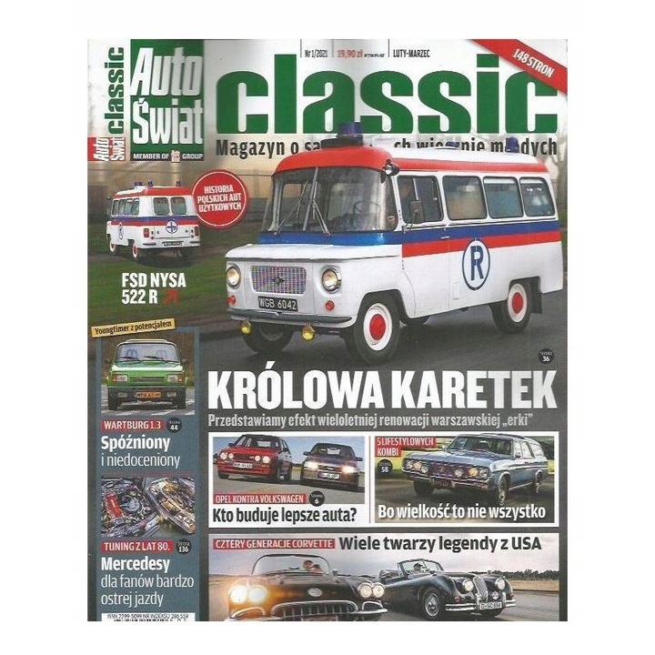 Auto Swiat Classic Magazine 1/2021, Ringier Axel Springer Polska