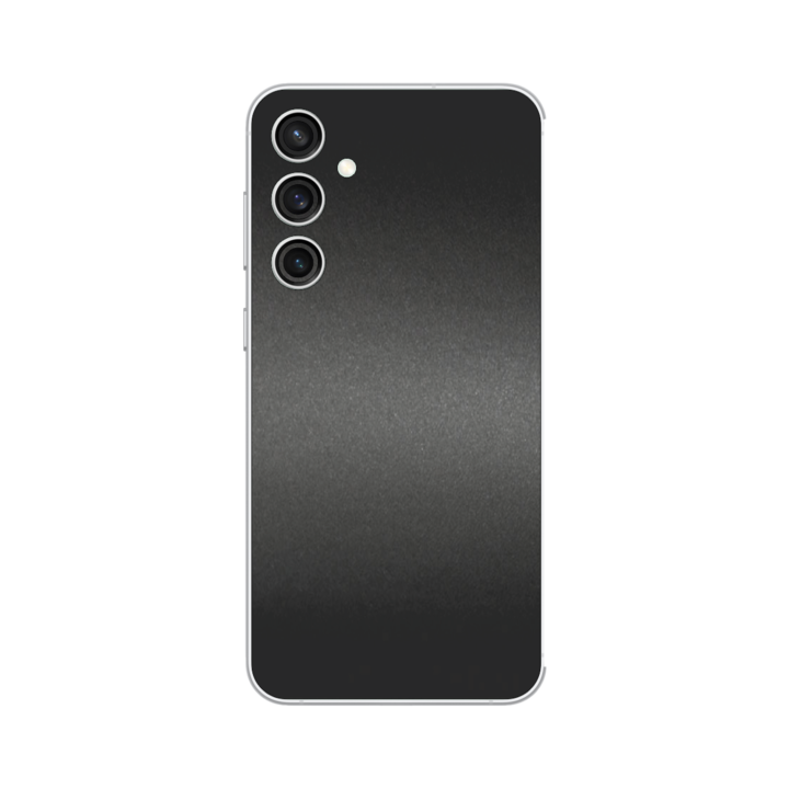 Folie iSkinz pentru Samsung Galaxy S23 FE - Negru Mat, 360 Cut, Skin Adeziv Full Body Cover, Protectie Carcasa Spate si Laterale