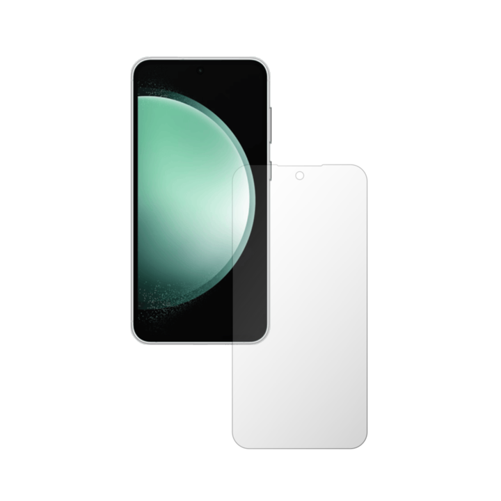 Set 2X Folie Protectie Ecran iSkinz pentru Samsung Galaxy S23 FE - Full Cut, Invisible Skinz HD, Siliconica Ultra-Clear cu Acoperire Totala, Adeziva si Flexibila