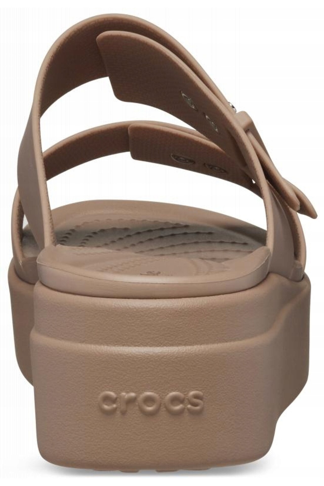Papuci Dama, Crocs, Brooklyn 207431 Low Wedge, Maro, 41-42 EU