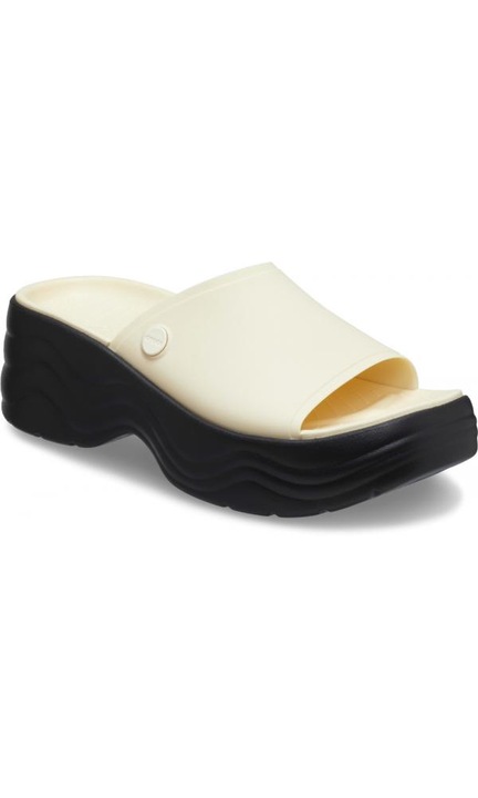 Saboti Femei, Crocs, Skyline Slide, Bej, Bej, 36-37