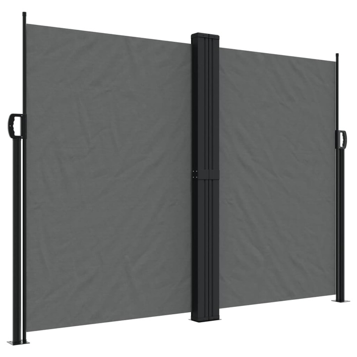 Copertina laterala retractabila vidaXL, antracit, 180x1000 cm, 16.15 kg