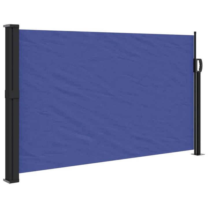 Copertina laterala retractabila vidaXL, albastru, 120 x 600 cm, 5.35 kg