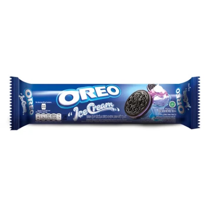 Oreo, Blueberry Ice Cream, IND, 119, 6g