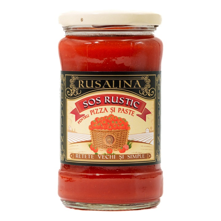 Sos de rosii rustic pentru pizza si paste, Rusalina, 250g
