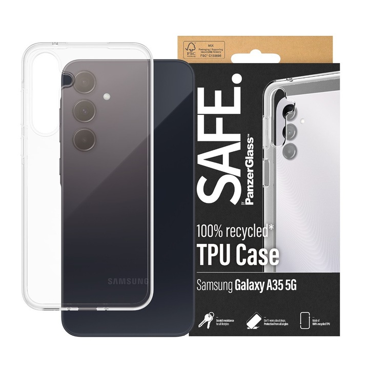 Tok Samsung Galaxy A35 5 G, TPU, átlátszó