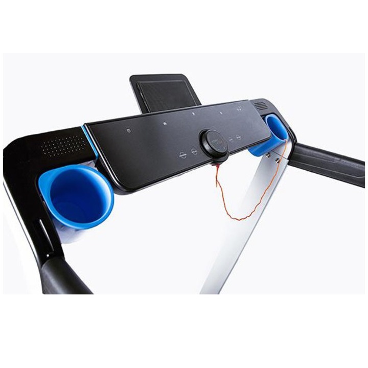 Banda de alergat electrica Aphex JOG-100, viteza maxima 1-12 hm/h, motor in sarcina maxima 2.5 CP/ constant 1.25 CP, suprafata alergare 125x51 cm, inclinare motorizata, sistem atenuare socuri, greutate maxima utilizator 100 kg