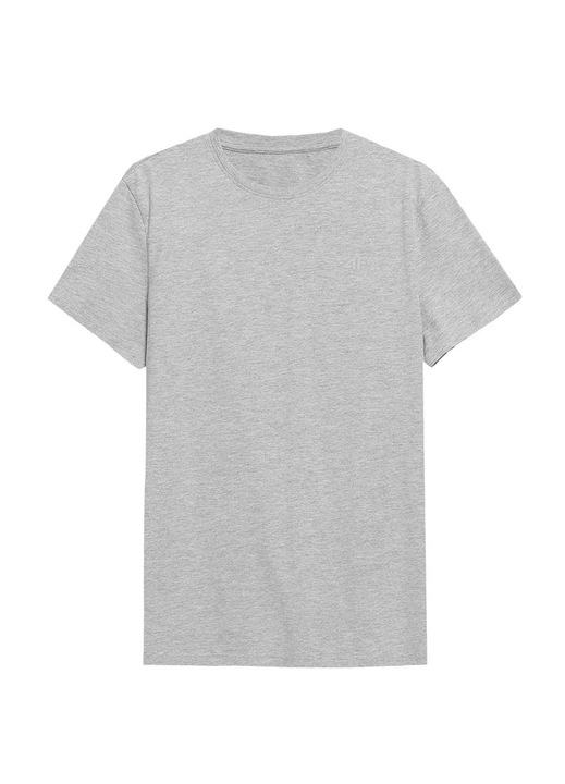 Férfi póló, 4F, pamut, szürke, M