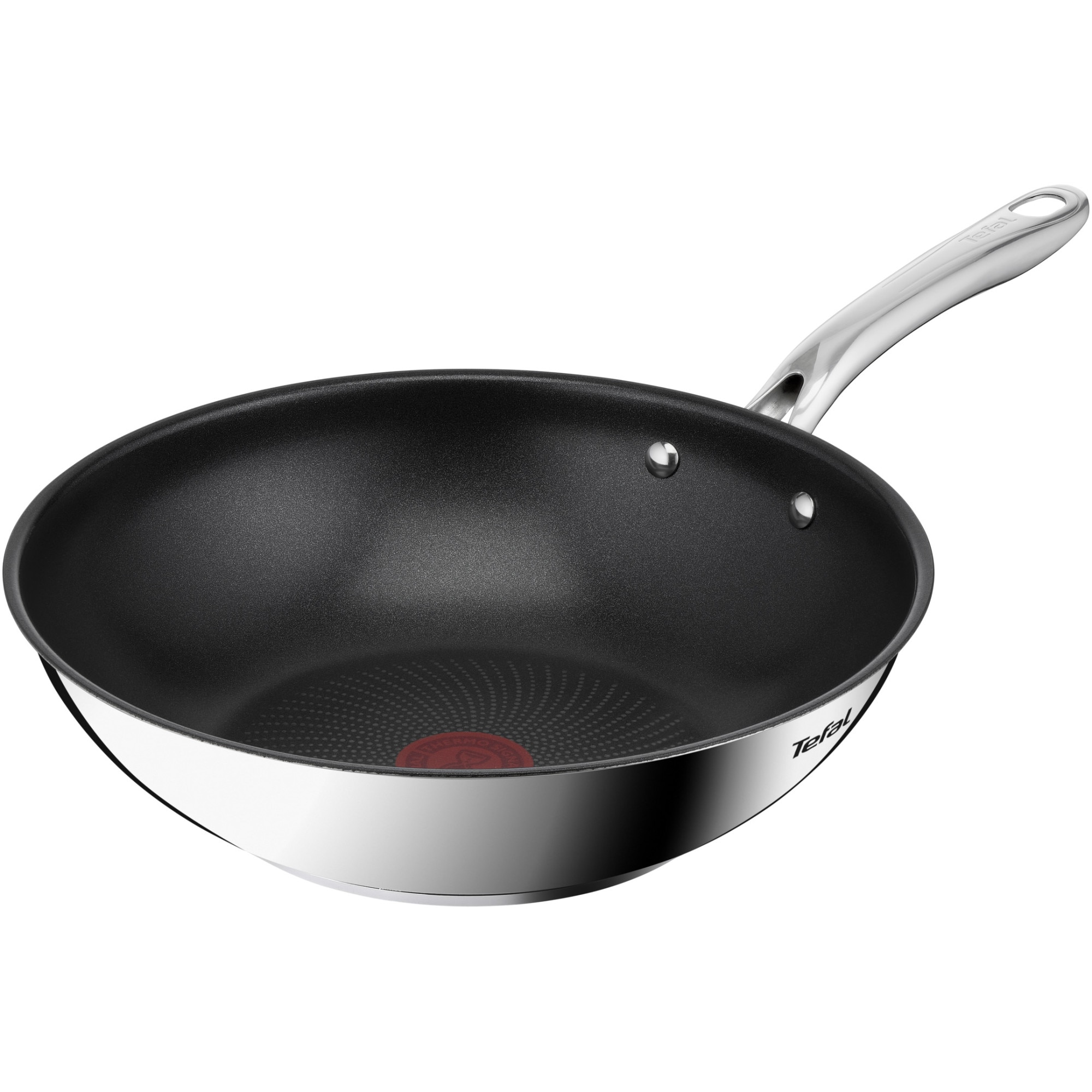 Tefal Chefclub Poêle Profonde 22 Cm Rouge Framboise – Anti-Adhésif Titanium, Thermo-Signal, Tous Feux Dont Induction, Fun & Pratique