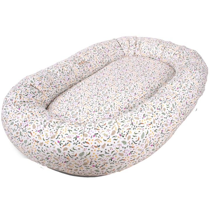 Babynest din bumbac organic pentru bebelusi Filibabba, Harvest